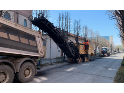 Proseguono le operazioni di asfaltatura