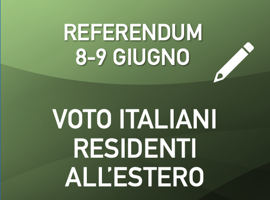 Referendum, voto italiani residenti all'estero